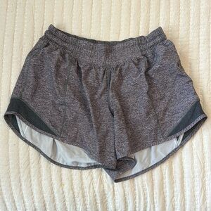 Gray Lululemon Hotty Hot Shorts